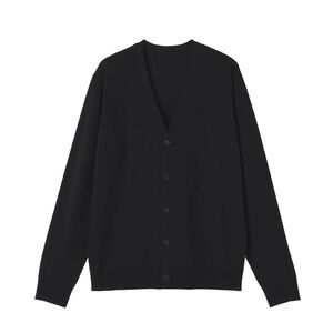 NWOT MUJI 100% wool cardigan (charcoal gray, size M)